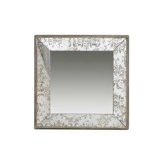 Specchio quadrato con cornice in MDF, 60x60 cm