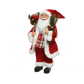 Babbo Natale con doni, 14x24 cm, altezza 45 cm