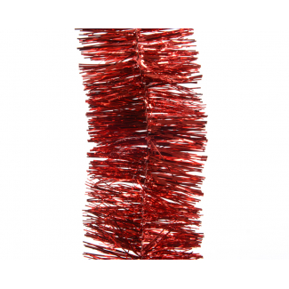 Festone rosso, lunghezza 270 cm, diametro 7.5 cm