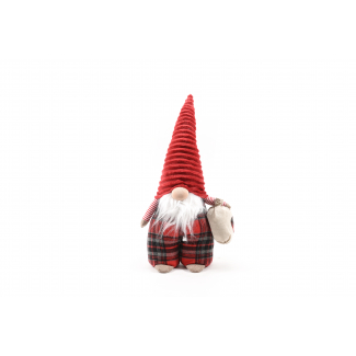 Babbo Natale in tessuto, altezza 65 cm