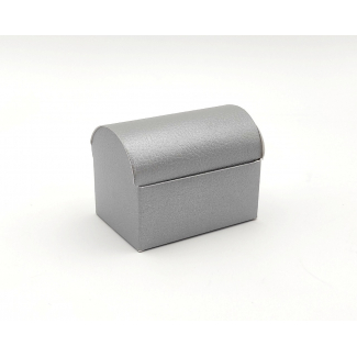 Cofanetto in cartoncino grigio, confezione da 10 pezzi