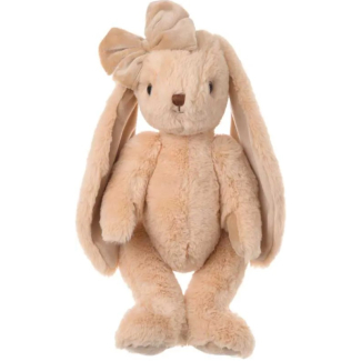 Coniglia "Sweet Cornelia" beige con fiocco, altezza 40 cm