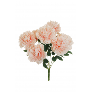 Mazzo di peonie, altezza 46 cm, vari colori