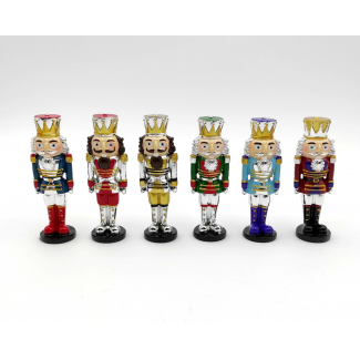 Soldato schiaccianoci altezza 11 cm, in confezione regalo, soggetti assortiti