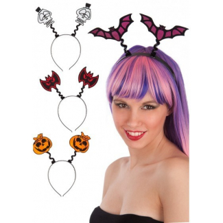 Cerchietto con simboli Halloween, modelli assortiti