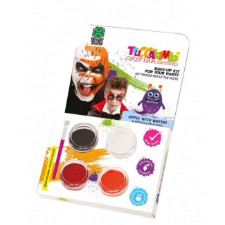 Trucco ad acqua kit "Vampiro" con pennello