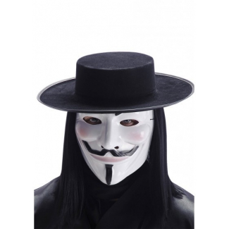 Maschera bianca per adulto "V per Vendetta"