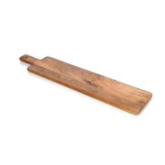 Tagliere in legno rettangolare con manico