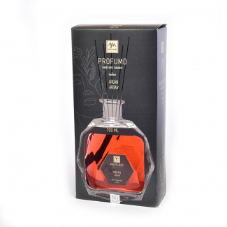 Diffusore d'essenza con bastoncini, capacità 700 ml, in scatola regalo