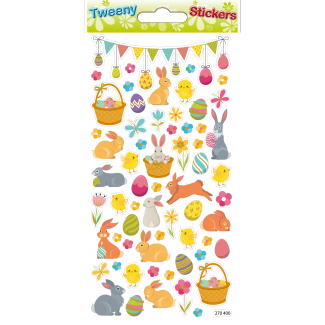 Stickers in morbida gomma, soggetti Pasquali assortiti