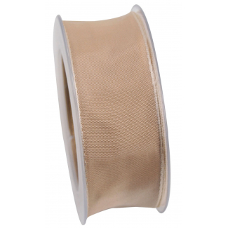 Rotolo nastro animato "Original" in tessuto ecrù cangiante, lunghezza 25 metri