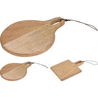 Tagliere in legno di mango, 2 forme assortite
