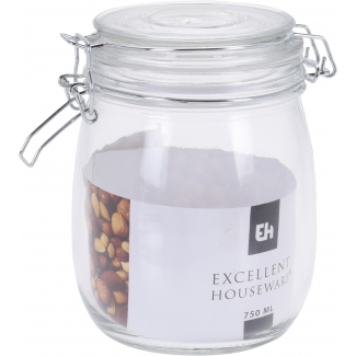 Barattolo in vetro con chiusura ermetica, varie misure