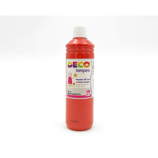 Tempera "Deco" in flacone da 500 ml, colori assortiti