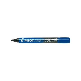 Pennarello indelebile Pilot 100, punta tonda, tratto 5 mm, vari colori