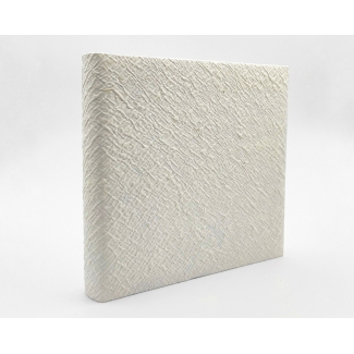Album con copertina in carta rilievo avorio 33x33 cm, 50 pagine