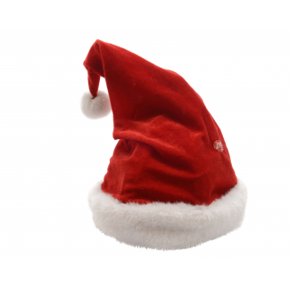 Cappello di Babbo Natale con movimento, altezza 30 cm