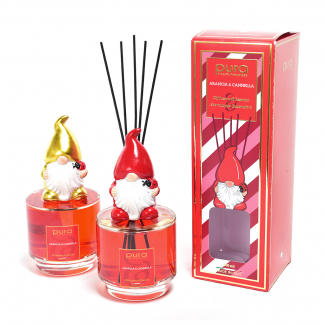 Diffusore di essenza "Christmas Elf" da 500 ml con scatola regalo, fragranza arancia e cannella colori assortiti