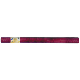 Tovaglia in carta goffrata damascata bordeaux, altezza 120cm, rotolo da 25 metri