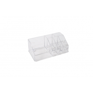 Contenitore in plastica trasparente, 9.5x17.5 cm, altezza 6.6 cm