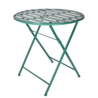 Tavolo in metallo colorato diametro 76 cm, altezza 76 cm, vari colori