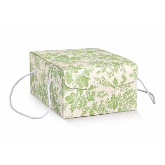 Scatola "Segreto" automontante con cordini, linea "Toile De Jouy", cartone da 30 pezzi, vari colori