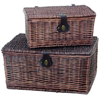 Cesto in salice con coperchio, varie misure