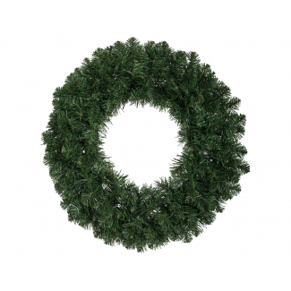Corona di pino verde da interno ed esterno, diametro 60 cm