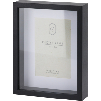 Cornice portafoto in legno nero, vari formati