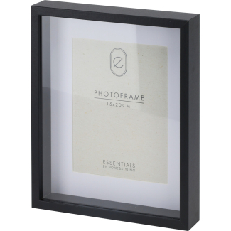 Cornice portafoto in legno nero, vari formati