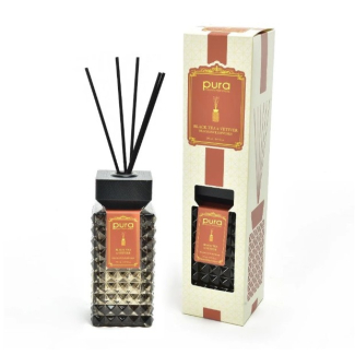 Diffusore di fragranza con bacchetti, capacità 250 ml, in scatola regalo, varie fragranze