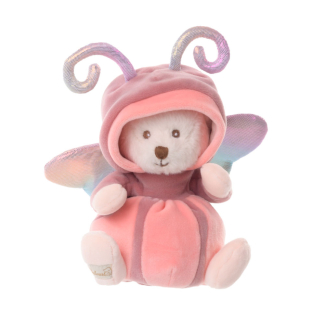 Farfalla "Ziggy" rosa, altezza 15 cm