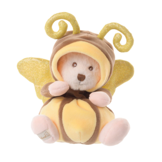 Farfalla "Ziggy" gialla, altezza 15 cm