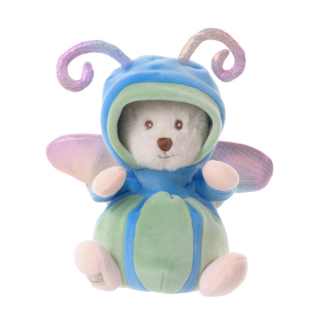 Farfalla "Ziggy" verde, altezza 15 cm