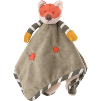 Volpe tappetino per neonati verde, 30x30 cm