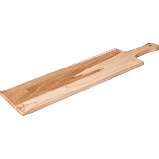 Tagliere in teak con manico, 15x60 cm