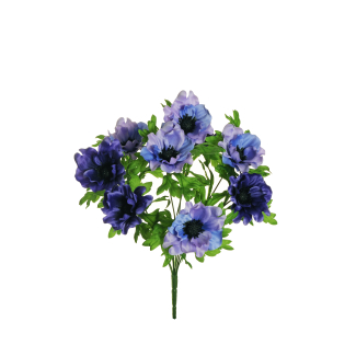 Mazzo di anemoni, altezza 46 cm, vari colori