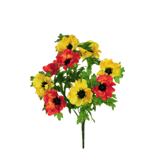 Mazzo di anemoni, altezza 46 cm, vari colori