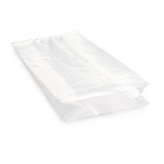 Sacchetto sottovuoto liscio con soffietti laterali, alto spessore 145my, vari formati
