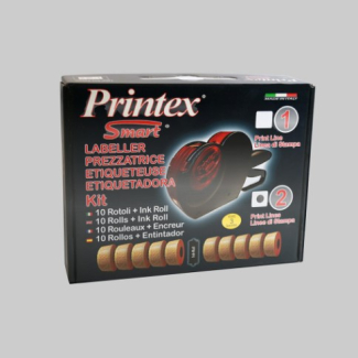Prezzatrice a 2 piste da 8 cifre per etichette 26x16 mm