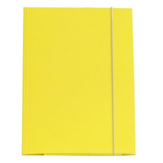Carpetta in cartoncino 3 lembi con elastico, 25x35 cm, vari colori