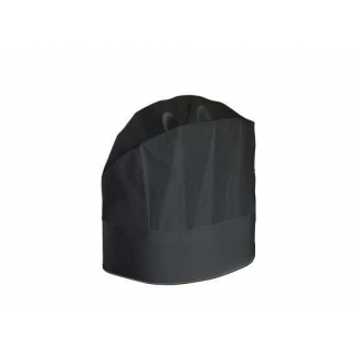 Cappello grande chef prestige h. 25 cm in viscosa nero confezione da 20 pezzi