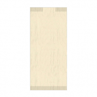 Busta porta posate in carta paglia sabbia-avorio con all'interno tovagliolo 38x38 2 veli, cartoni da 1000 pezzi