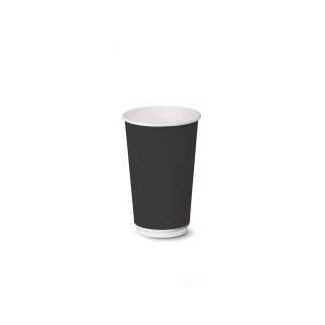 Bicchiere per bevande calde e fredde in cartoncino linea "Black"