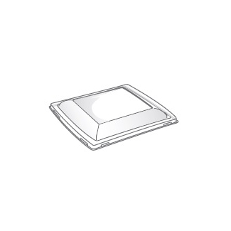 Coperchio plastica trasparente per serie quadripack