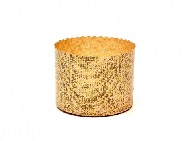Forme cottura leggere per panettone alto "Milano" da 300gr, confezione da 200 pezzi