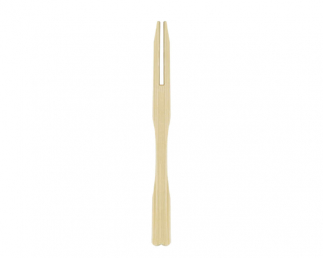 Forchettina legno 2 punte, 9cm confezione da 1000 pezzi