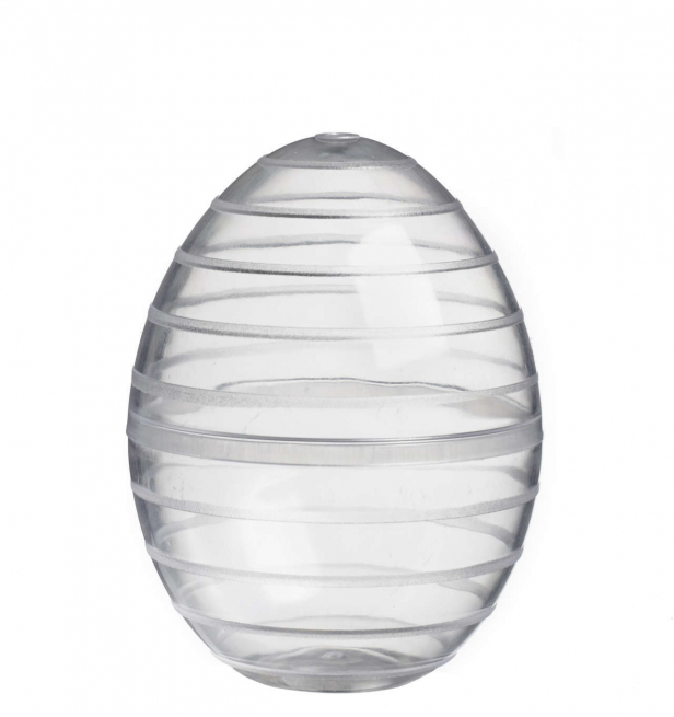 Contenitore fingerfood "Uovo" in plastica trasparente
