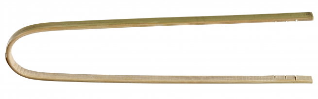 Pinza in bamboo "Tong" 160mm, confezione da 100 pezzi