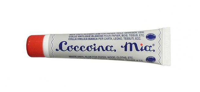 Colla vinilica bianca Coccoina Mia, tubetto da 50gr